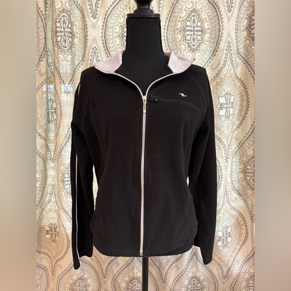 Athletic Works Jackets & Blazers - Athletic Works Women’s Black Microfleece Full Zip Jacket Size Large 12-14
